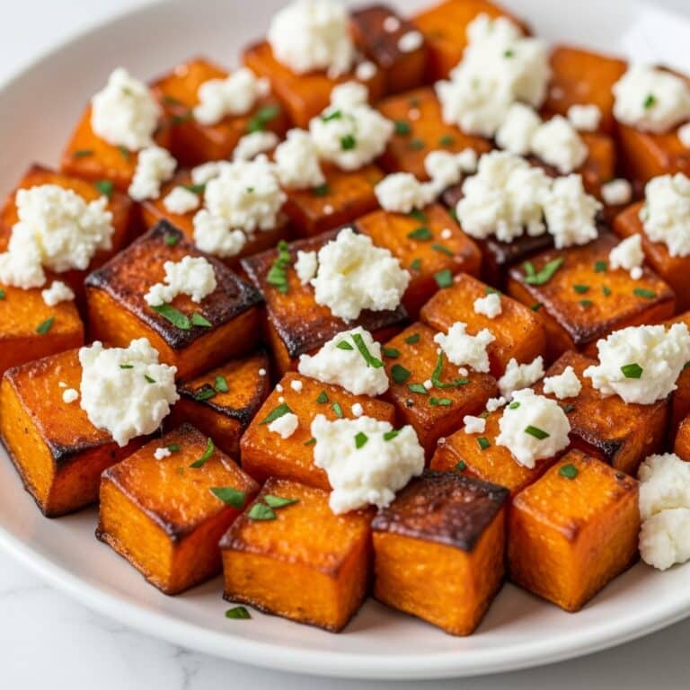 Caramelized Sweet Potatoes with Maple Feta Recipe