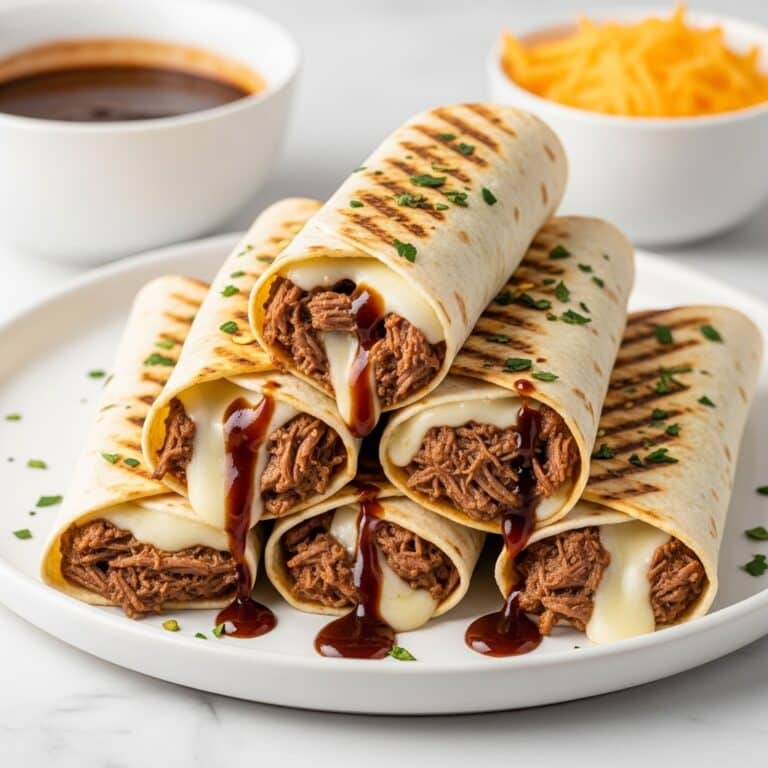 French Dip Tortilla Roll-Ups Recipe