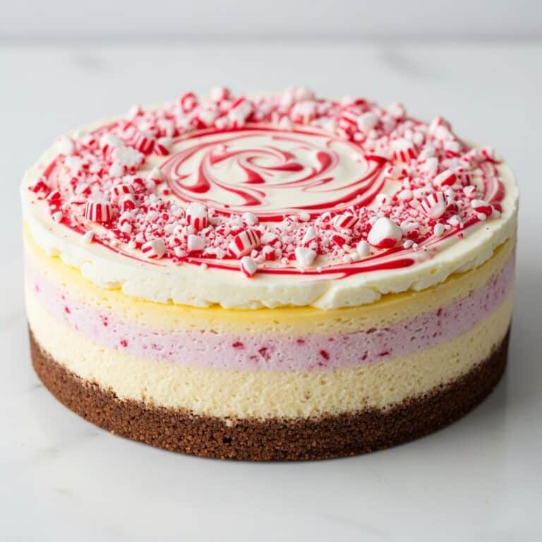 White Chocolate Peppermint Cheesecake Recipe