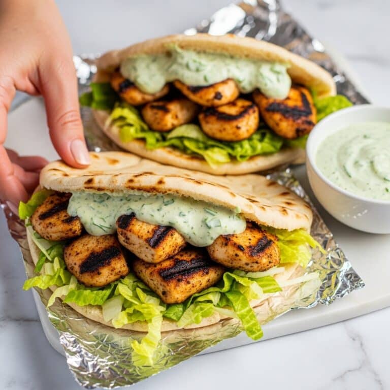 Sheet Pan Chicken Pitas with Herby Ranch Recipe