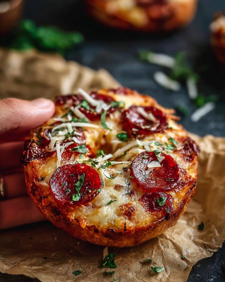 Homemade Pizza Bagels Recipe