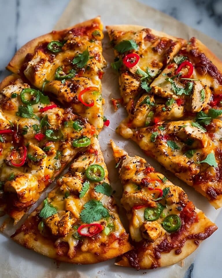 Sweet Chili Garlic Chicken Pizza Recipe