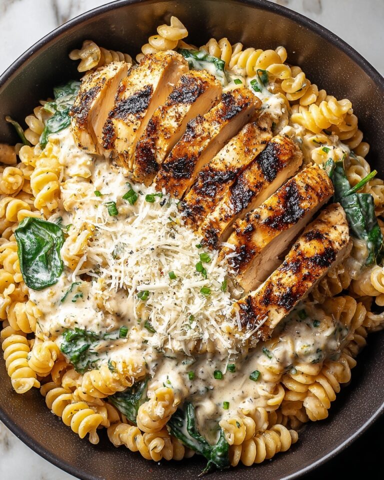 High Protein Garlic Parmesan Pasta Bowls Recipe