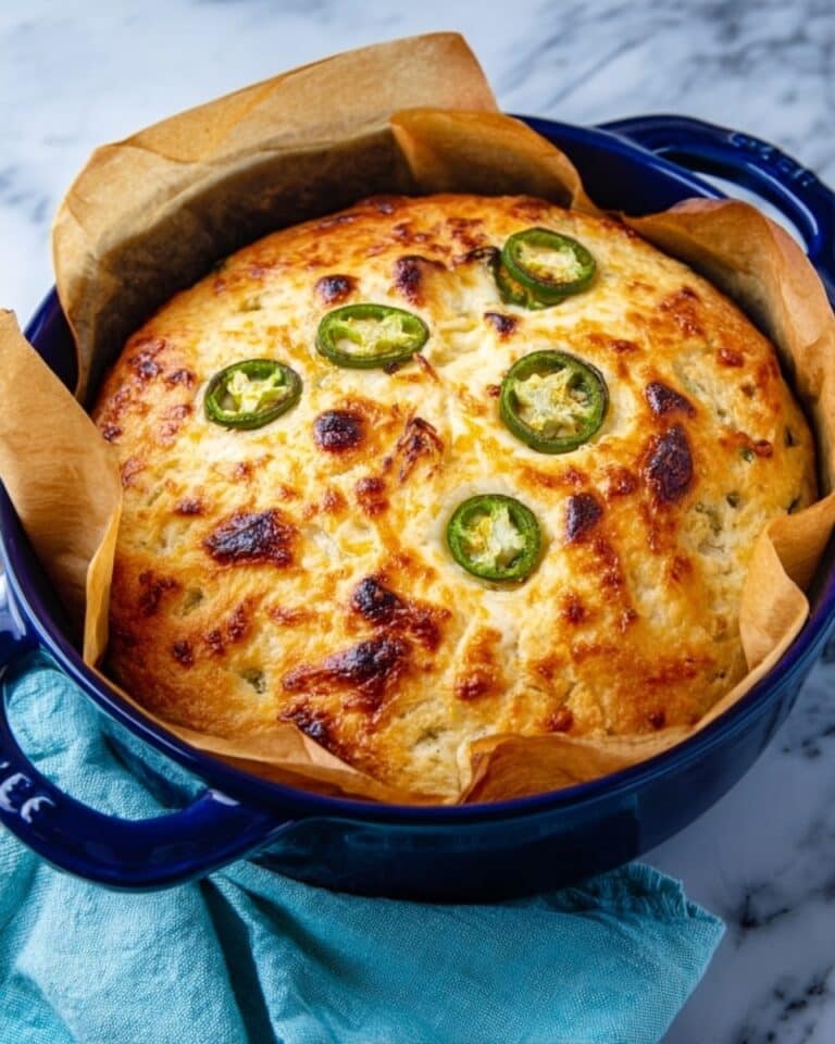 Jalapeno Cheddar Dutch Oven Bread Recipe
