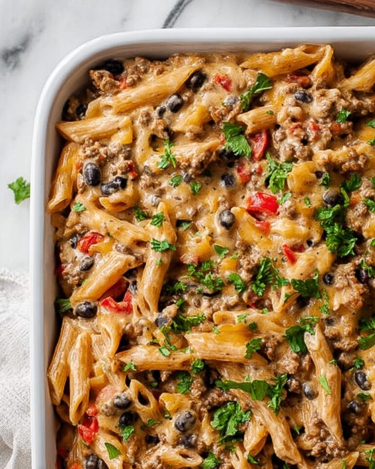 High Protein Creamy Taco Pasta Recipe