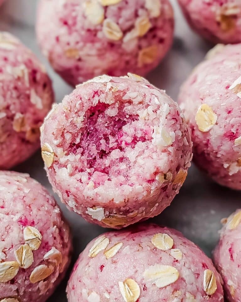 Strawberry Cheesecake Protein Balls Recipe