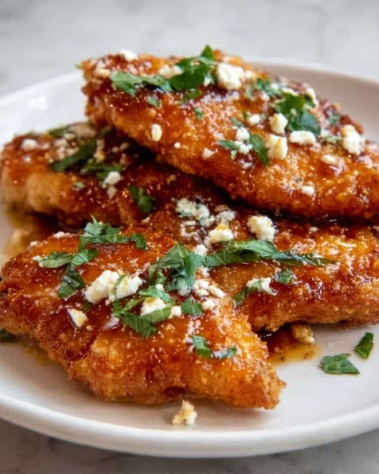 Crispy Hot Honey Feta Chicken Recipe