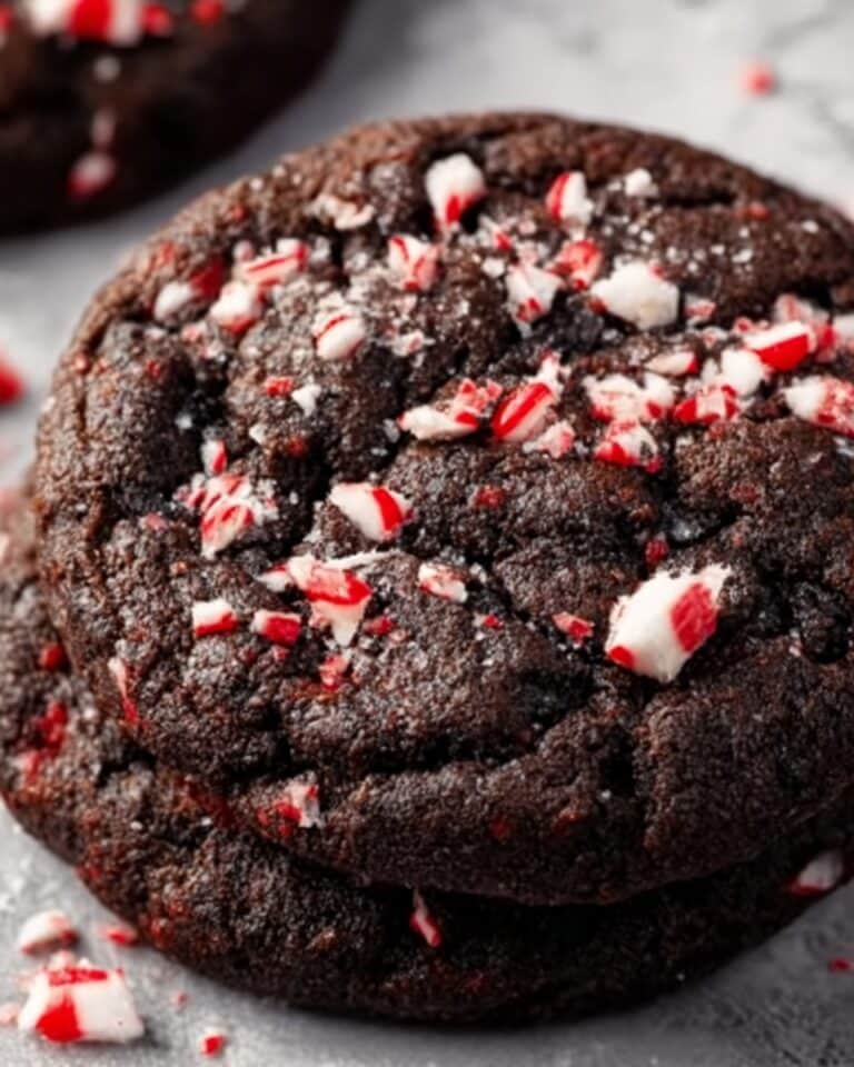 Double Chocolate Peppermint Cookies Recipe