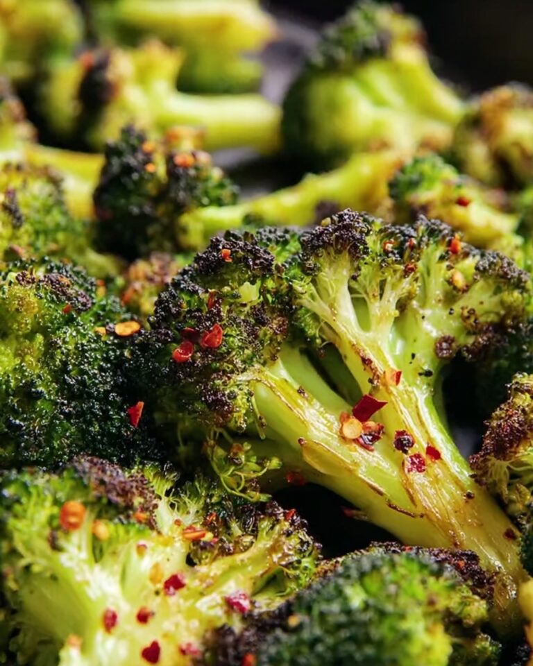 Sweet Chili Roasted Broccoli Recipe