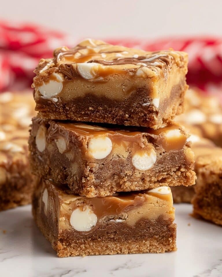 Chewy Biscoff Blondies Recipe