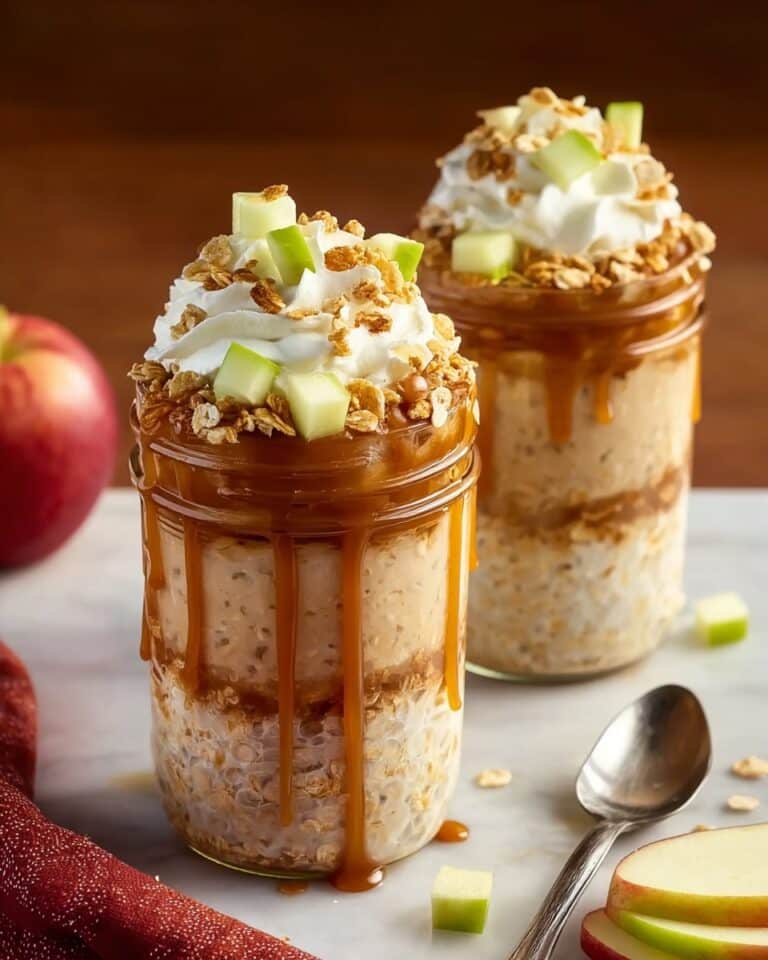Caramel Apple Overnight Oats Recipe