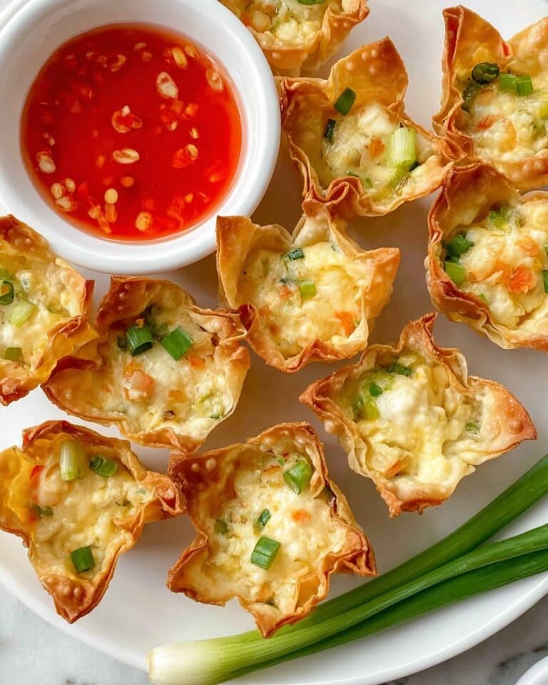 Crab Rangoon Wonton Cups Recipe