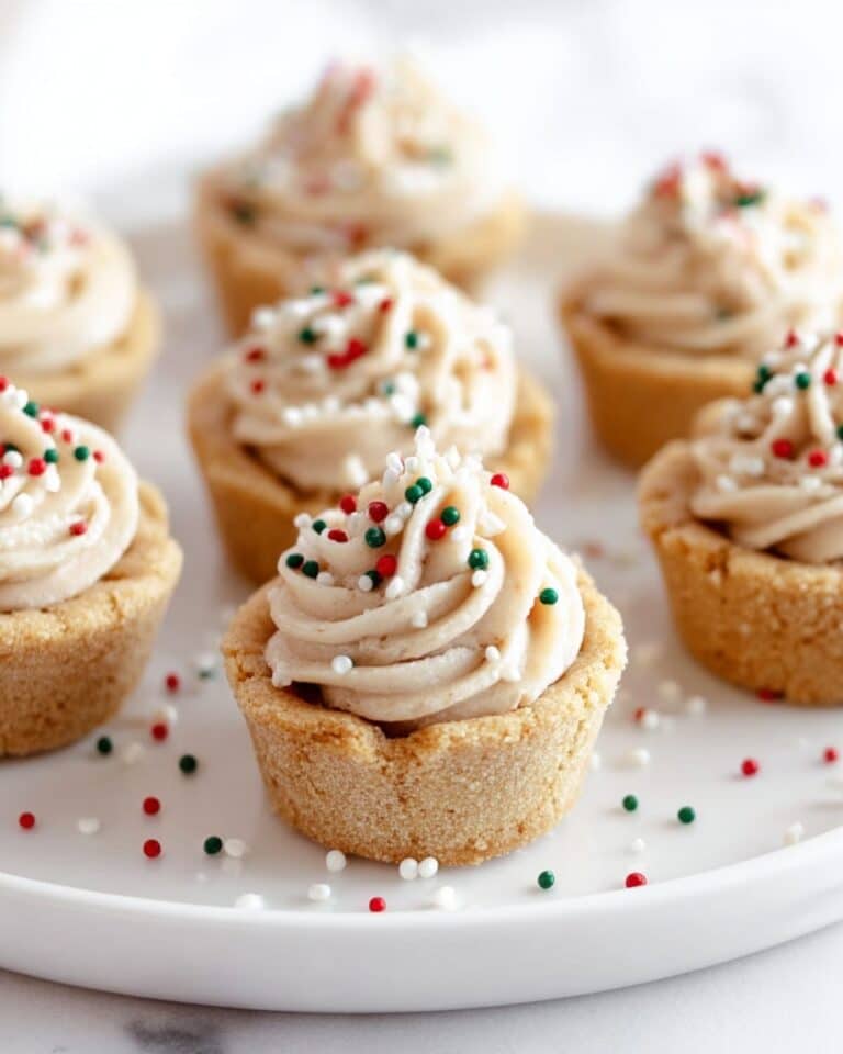 Sugar Cookie Cups with Cream Cheese Buttercream Frosting Recipe
