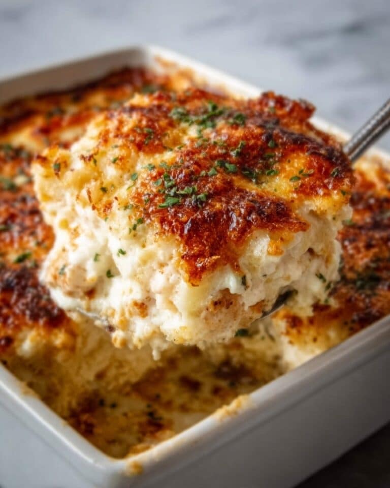 High Protein Chicken Parmesan Casserole Recipe