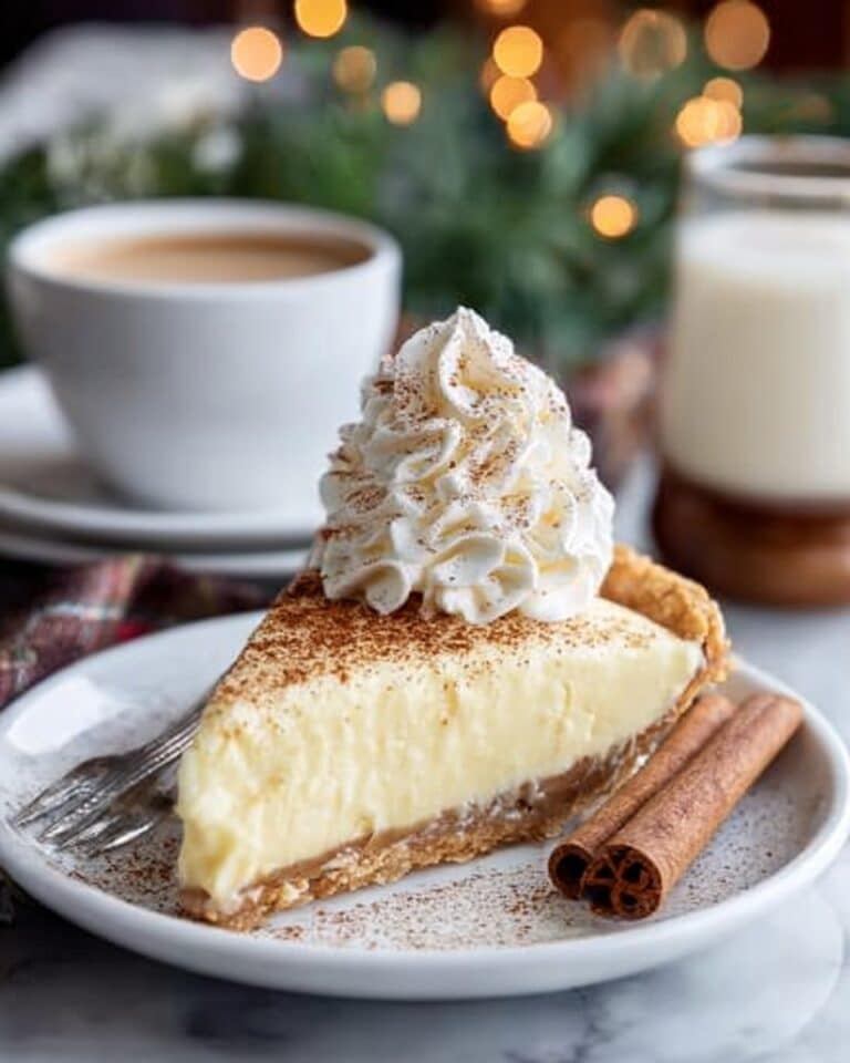 Christmas Eve Cinnamon-Vanilla Custard Pie Recipe