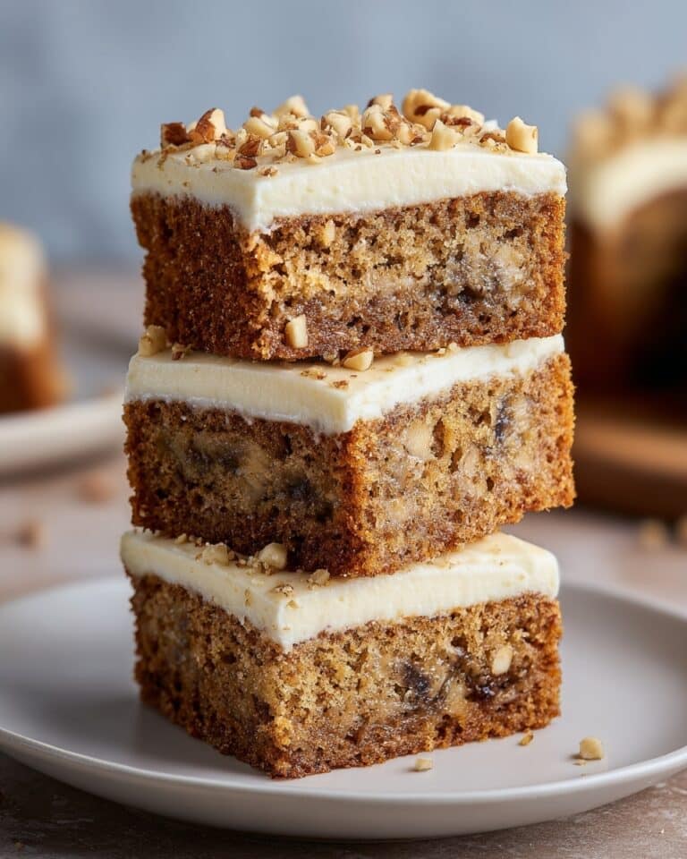 Easy Banana Bread Brownies with Creamy Frosting Recipe