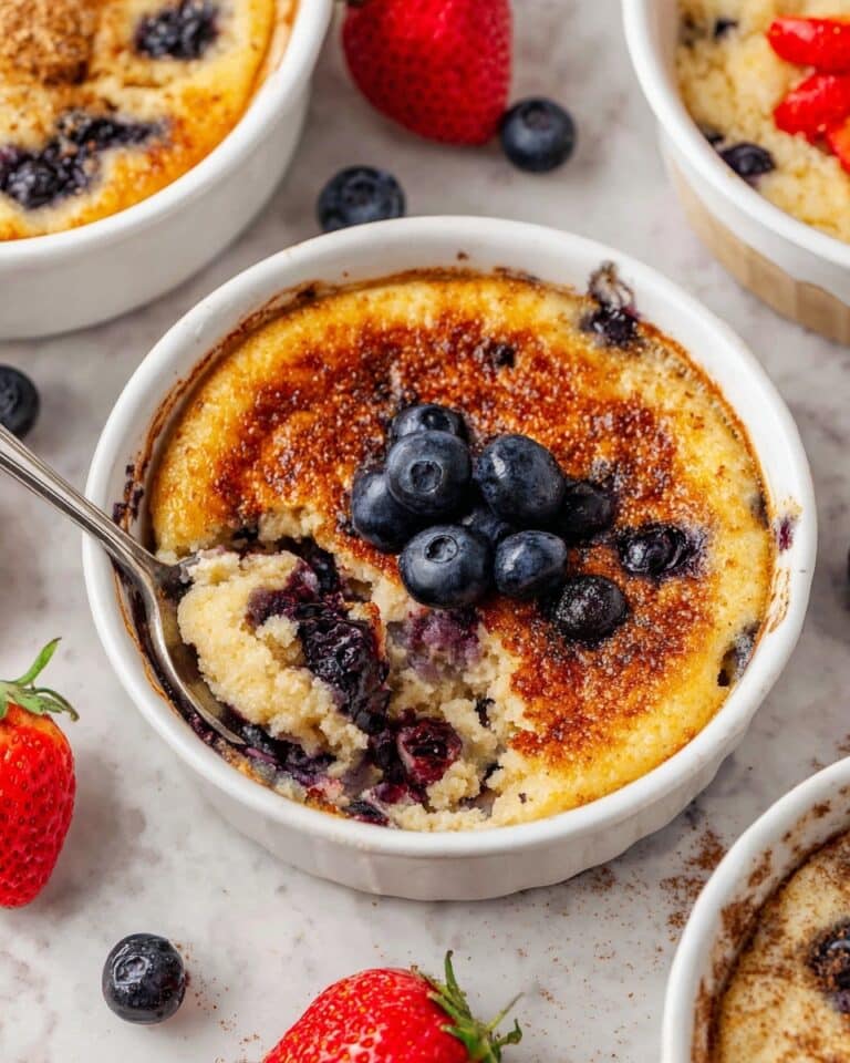 Baked Protein Pancake Bowl Recipe