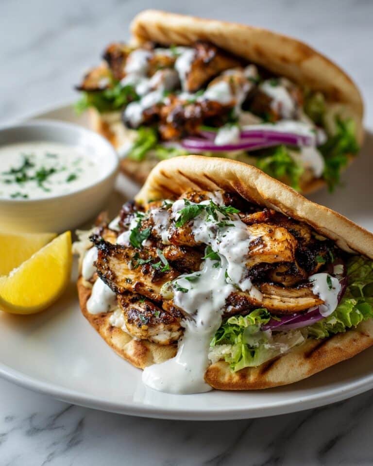 Chicken Shawarma with Garlic Sauce Recipe